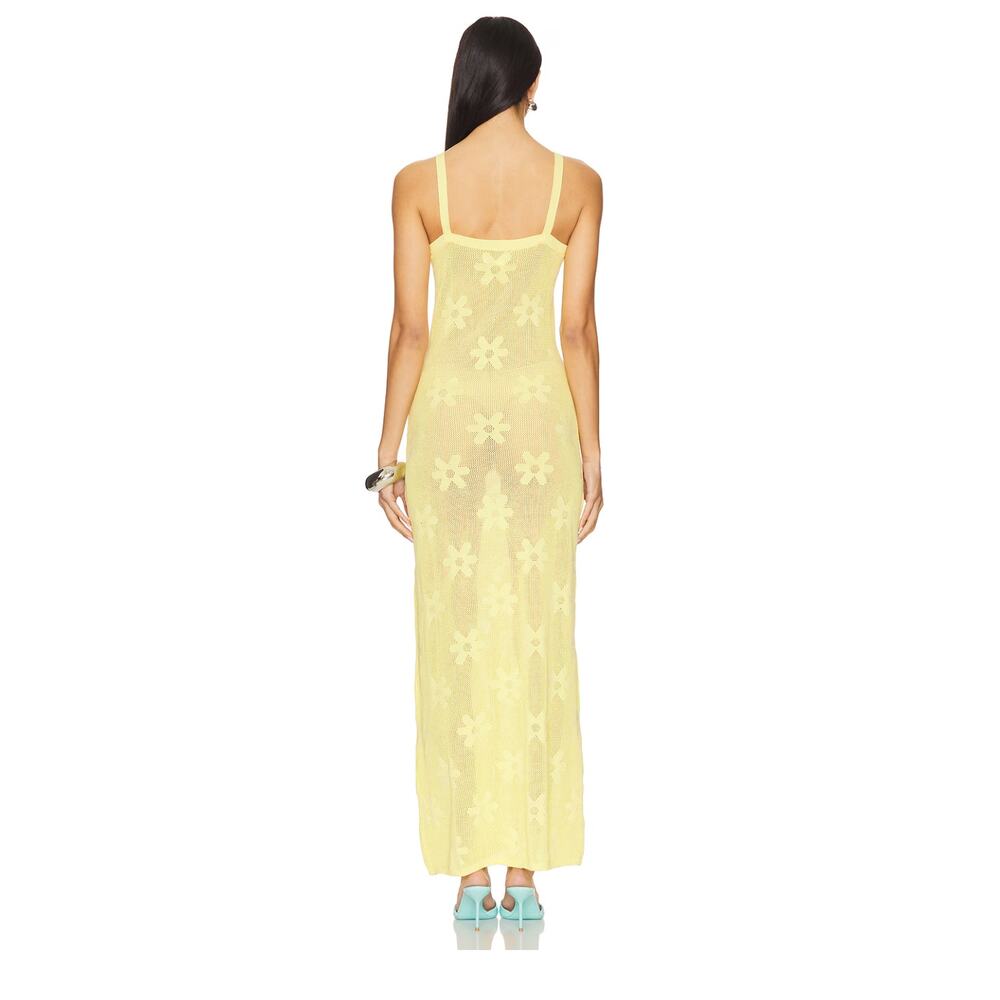 Beach Riot Conrad Dress in Butter Yellow. Size Small - Picture 3 of 4